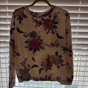LOFT Multicolor Floral Blouse
